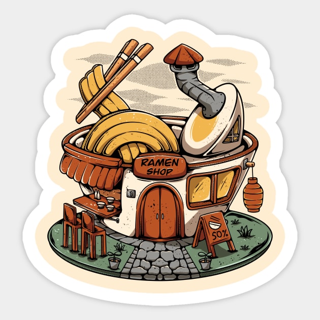 Ramen Shop Sticker by footmark studio